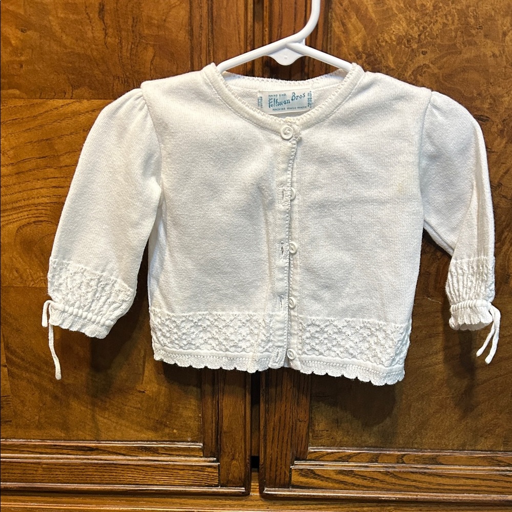 Elegant White Cardigan for Kids